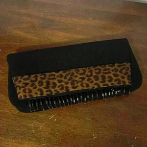 Nubiano New York brand purse clutch with beaded trim